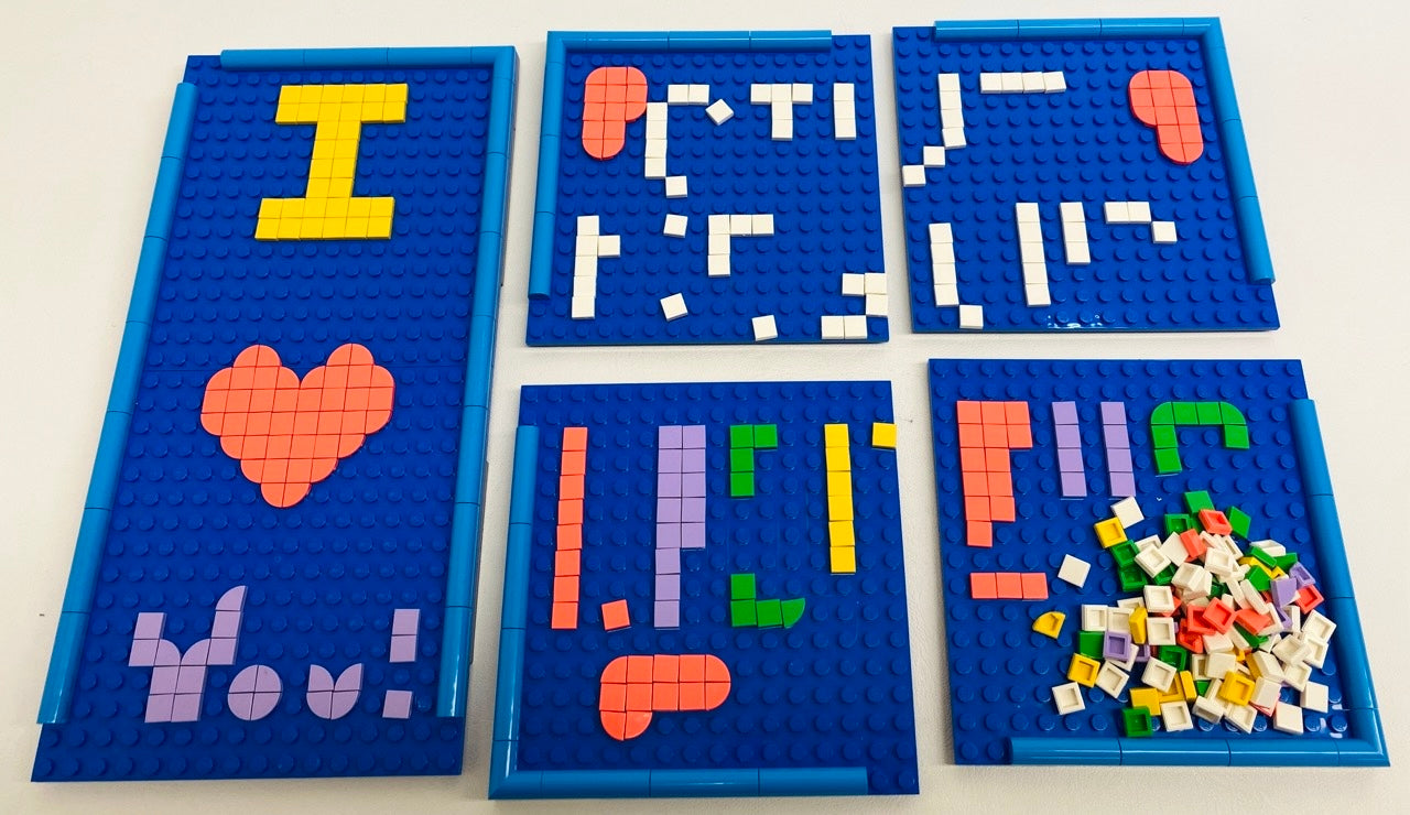LEGO Dots Big Message Board Set #41952 with Tiles and Extra Plates As Pictured