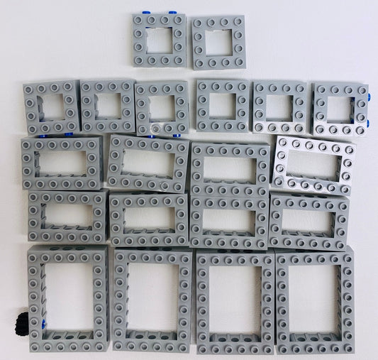 LEGO Technic Light Bluish Grey Open Brick Fun Pack Mixed Sizes