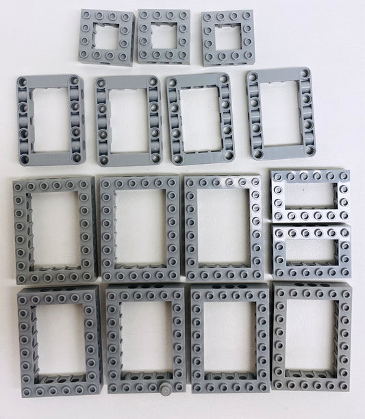 LEGO Technic Light Bluish Grey Open Brick and Frame Fun Pack Mixed Sizes