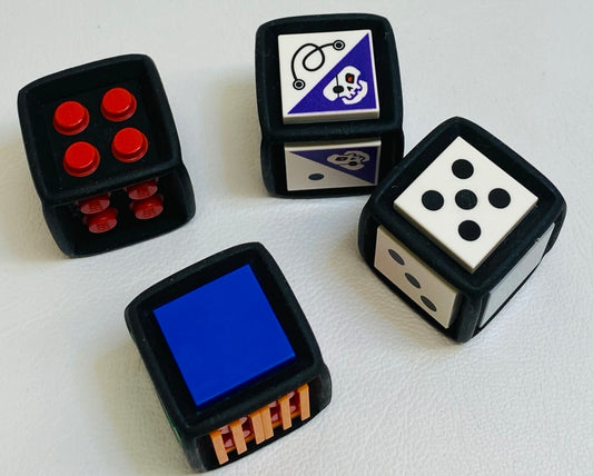 LEGO Game Dice Fun Pack of 4 with Mixed Tiles