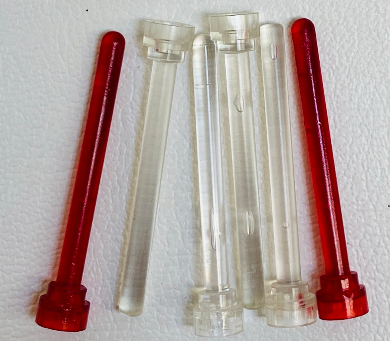 LEGO Antenna 4H Fun Pack Mixed Trans Red and Clear