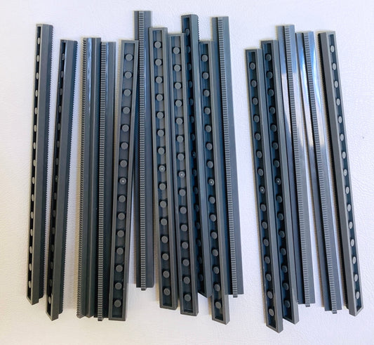 LEGO Trains Rail Track Pack 16L Pack of 16 Dark Bluish Grey