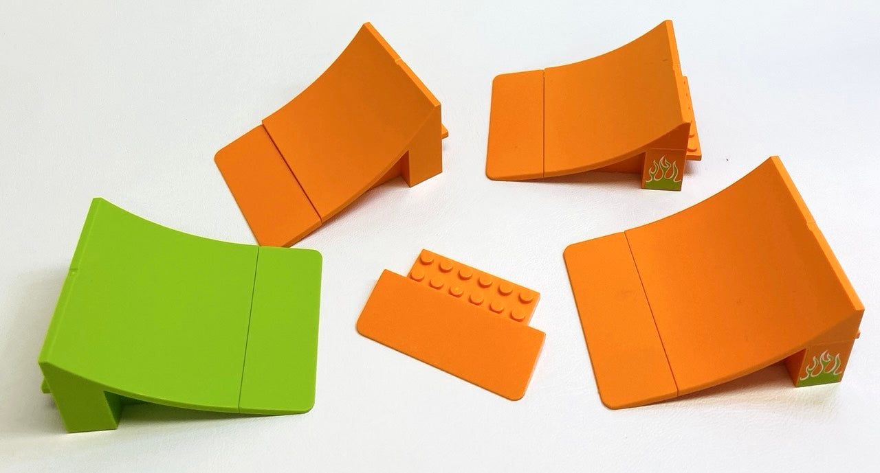 LEGO Stuntz Ramp / Slope Fun Pack Orange / Lime