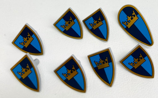LEGO Castle Shields Fun Pack Crown Pattern