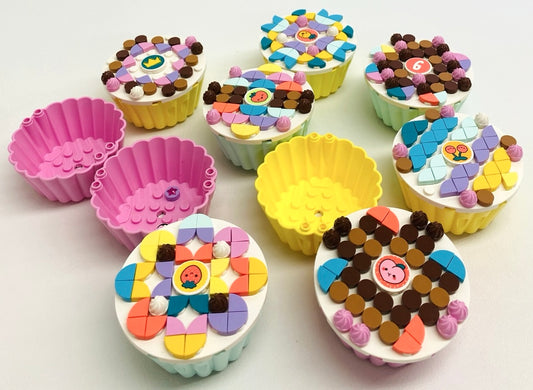 LEGO Cupcake Container / Patty Case Fun Pack Mixed Colours
