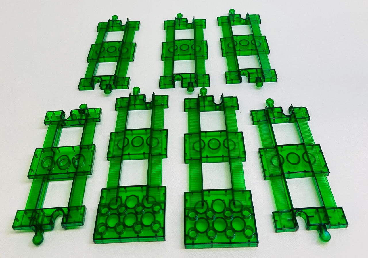 LEGO Duplo Train Track Mixed Fun Pack - Trans Green