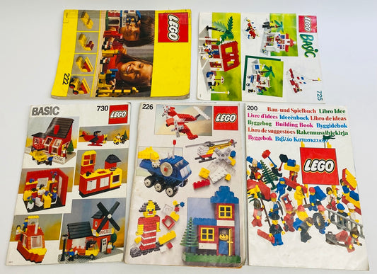 LEGO Vintage Instructions and Ideas Books Fun Pack 1970s-1980s