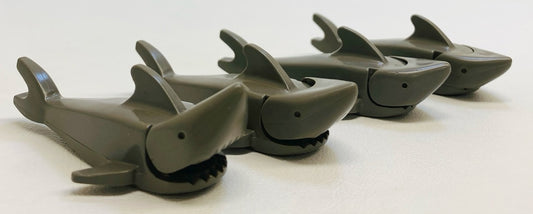 LEGO Animal Shark Fun Pack of 4 Dark Grey (Old Shade)