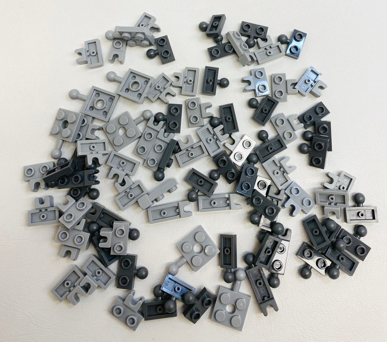 LEGO Ball and Socket Mixed Plates Fun Pack - Shades of Grey