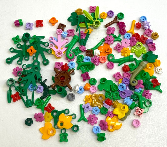 LEGO Plants Mixed Fun Pack Leaves Flowers Leaves Foliage