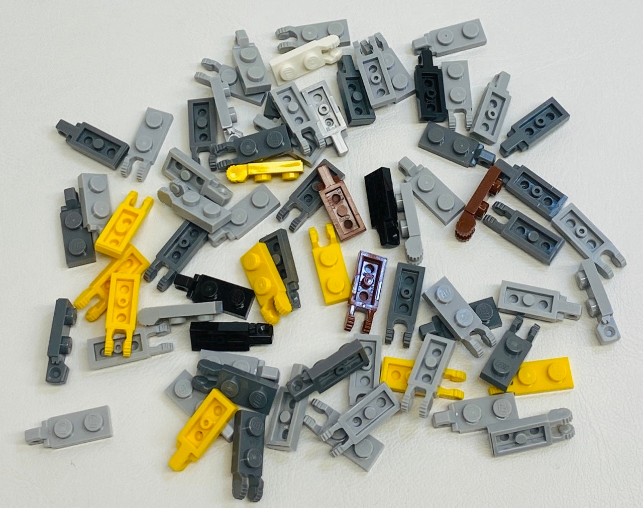 LEGO Modified Plates Fun Pack Mixed 1x2 Plates with Clips or Click Hinges Mixed Colours