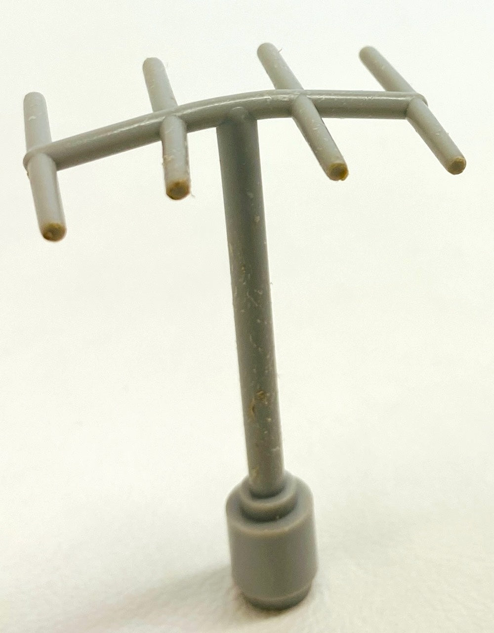 LEGO Vintage Antenna with Spokes - Light Grey (Old Shade)