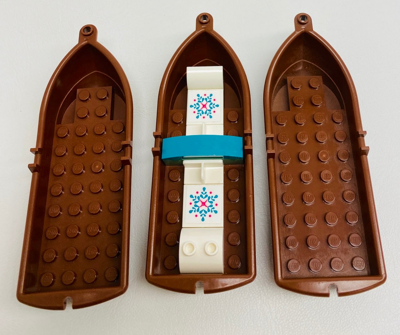 LEGO Rowing Boats Pack Of 3 Reddish Brown