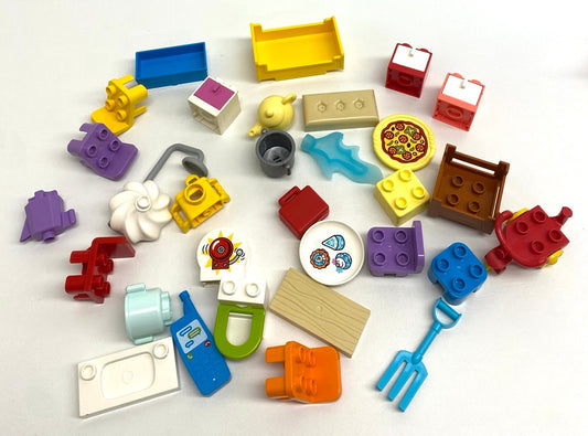 LEGO Duplo Home Fun Pack Mixed Utensils Furniture Printed Pieces and More