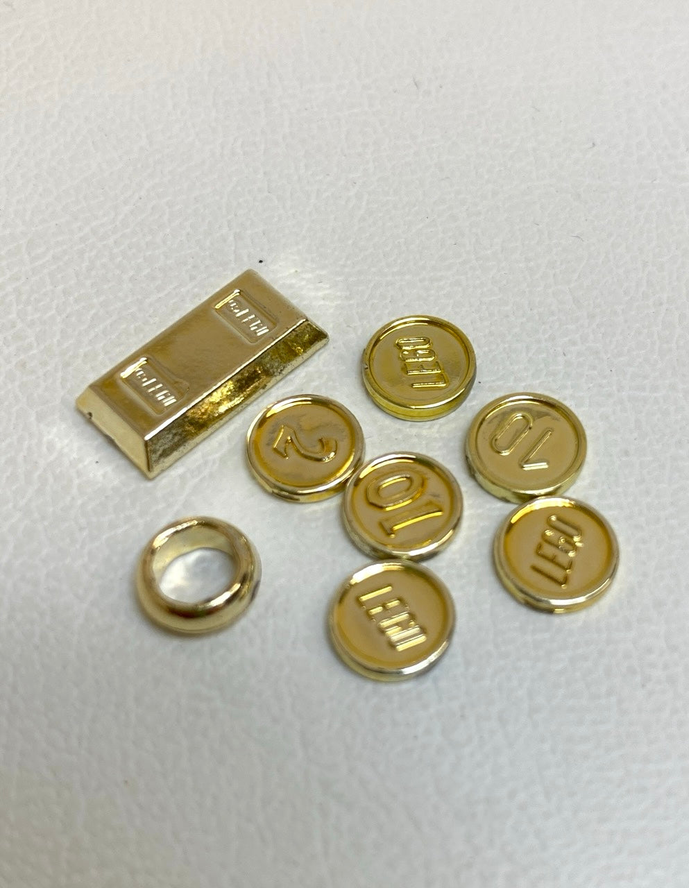 LEGO Chrome Gold Treasure Fun Pack Ingot Ring and Coins