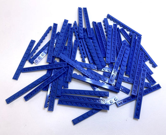 LEGO Plate 1x10 Fun Pack Blue