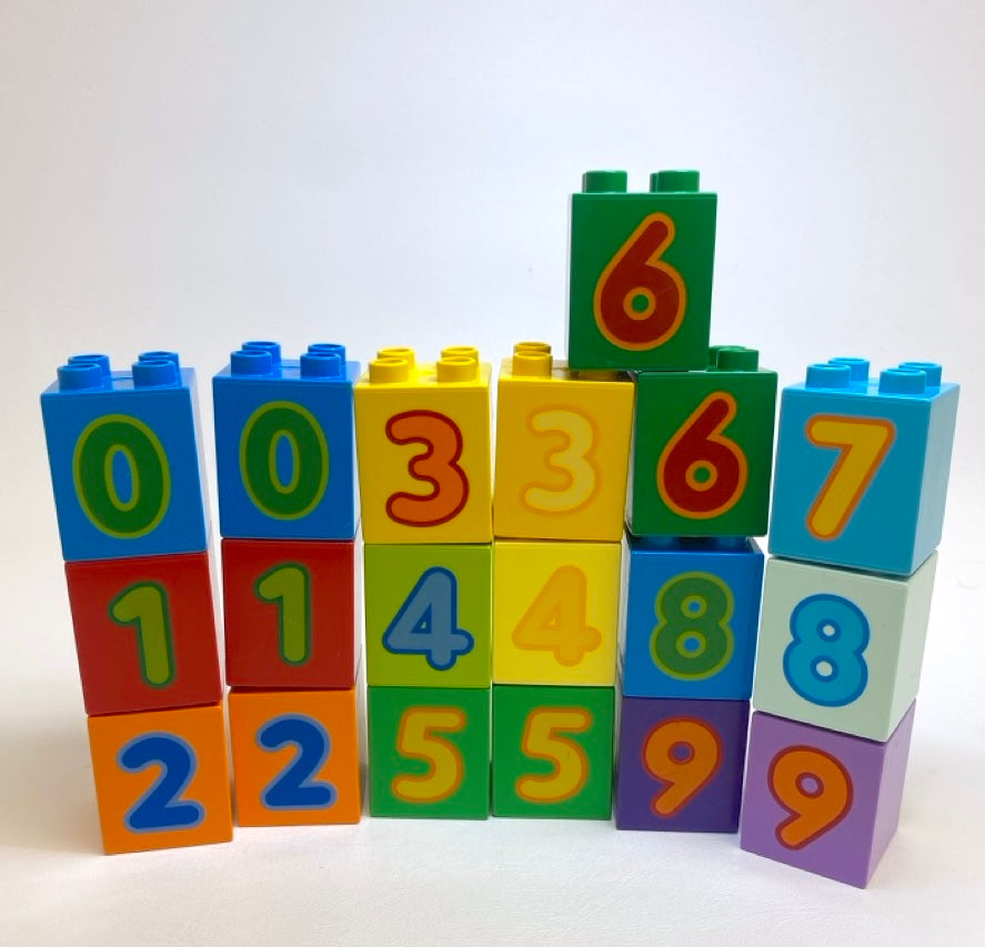 LEGO Duplo Fun Pack Printed Number Bricks