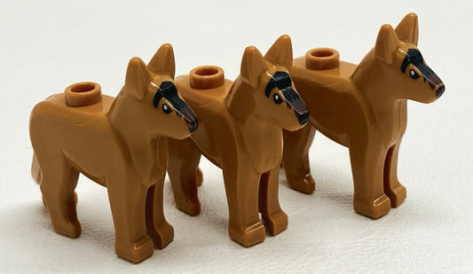 LEGO Animals Dogs Pack of 3 Alsatians / German Shepherds