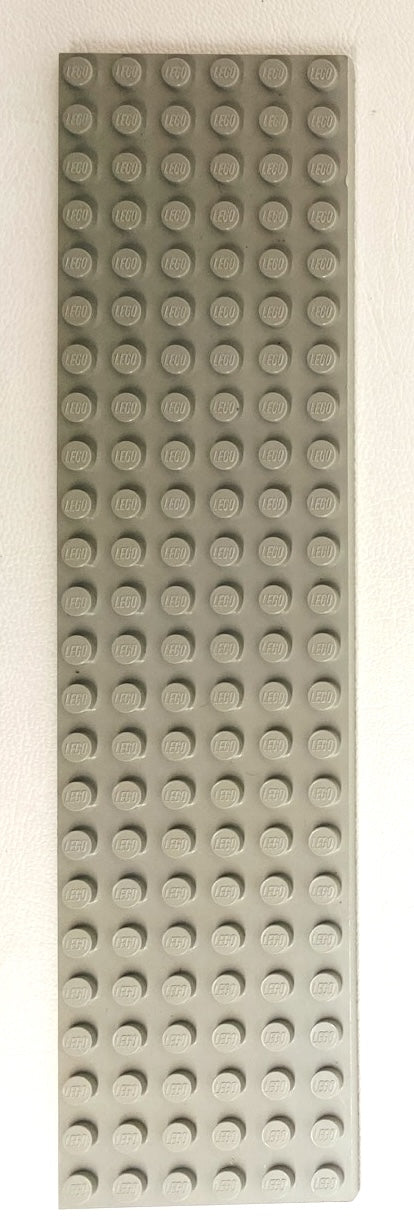 LEGO Plate / Train Base 6x24 Light Grey (Old Shade)