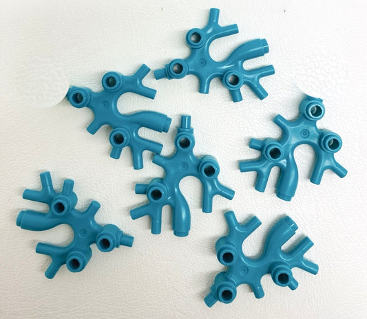 LEGO Plant Seaweed / Coral Pack of 6 Dark Turquoise