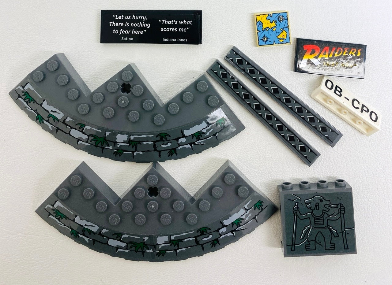 LEGO Indiana Jones Temple Escape Pieces Fun Pack Mixed Slopes Panels Tiles and More