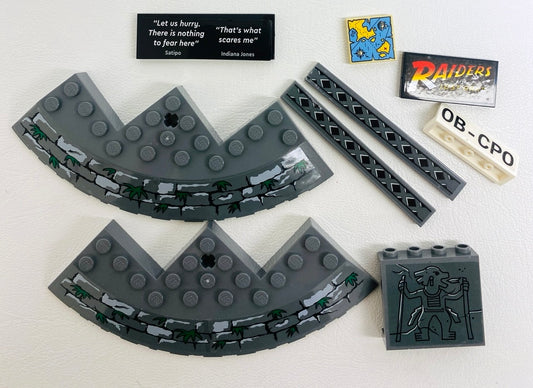 LEGO Indiana Jones Temple Escape Pieces Fun Pack Mixed Slopes Panels Tiles and More