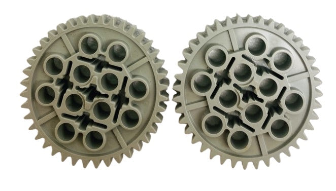 LEGO Technic 40 Tooth Gears Fun Pack of 2 Light Grey (Old Shade)