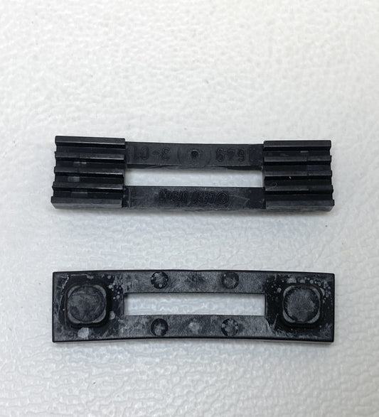 LEGO Vintage Crane Grab Grip Pack of 2 Black Rubber