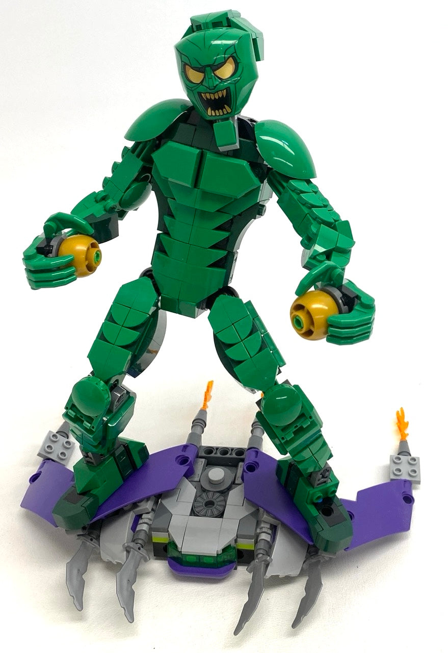 LEGO Marvel Superheroes Green Goblin Construction Figure Set #76284 As Pictured