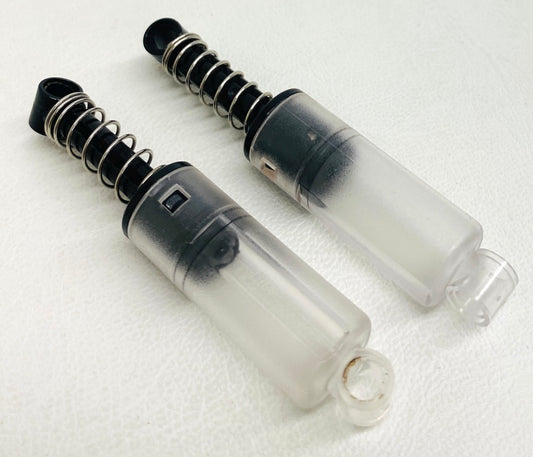 LEGO Technic Shock Absorber 10L Damped - Soft Spring - Pack of 2 Black / Trans Clear