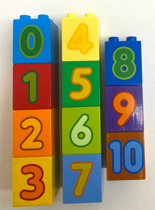 LEGO Duplo Fun Pack Printed Bricks Numbers
