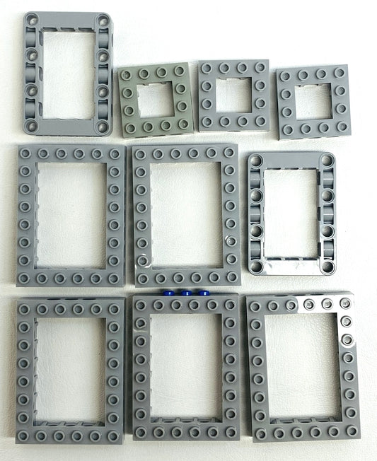 LEGO Technic Light Bluish GreyOpen Brick and Liftarm Fun Pack Mixed Sizes