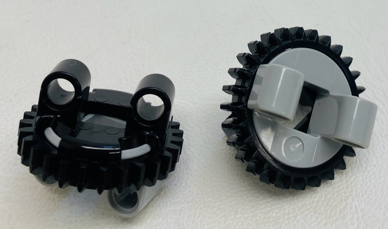 LEGO Technic Turntable 28 Tooth Pack of 2 Black / Light Bluish Grey