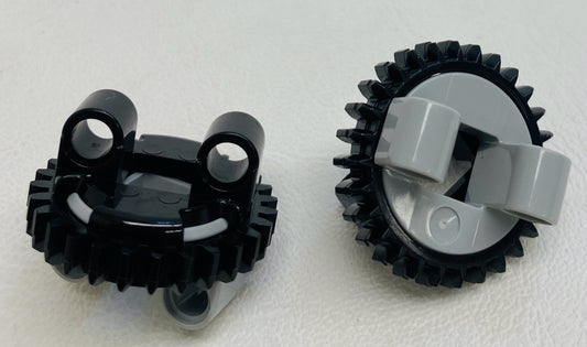 LEGO Technic Turntable 28 Tooth Pack of 2 Black / Light Bluish Grey
