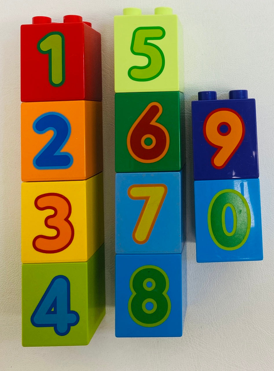 LEGO Duplo Fun Pack Printed Bricks Numbers