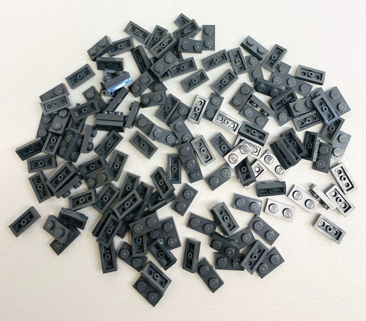 LEGO Plate 1x2 Fun Pack Dark Bluish Grey