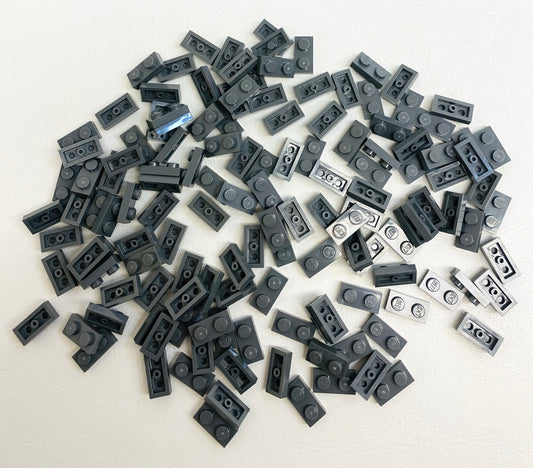 LEGO Plate 1x2 Fun Pack Dark Bluish Grey
