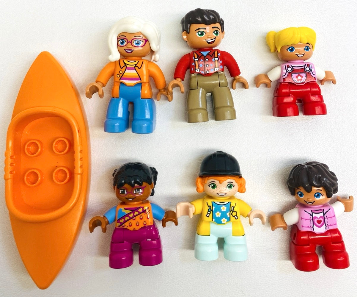 LEGO Duplo People Fun Pack Mixed Figures with Kayak