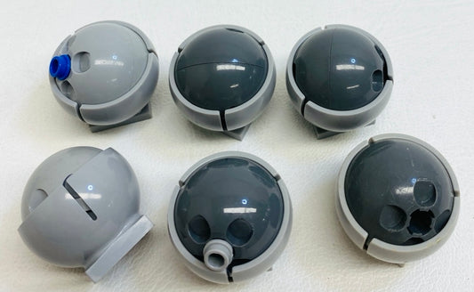 LEGO Ball and Socket 3x3 Mixed Pack of 6 Light Bluish Grey / Dark Bluish Grey Star Wars Turret