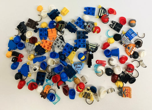 LEGO Minifigure Pieces Fun Pack Mixed Heads Torsos Legs Headgear