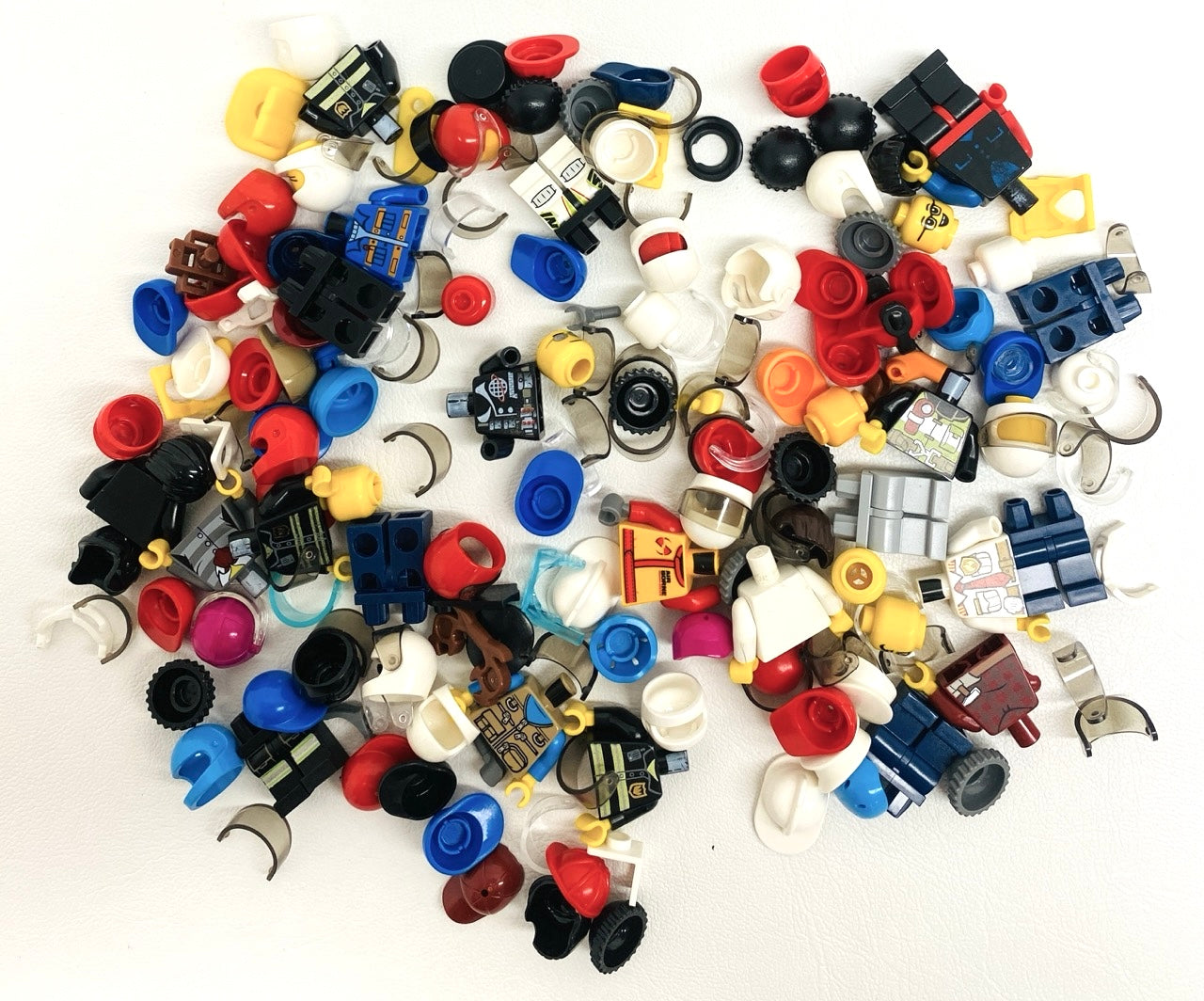LEGO Minifigure Pieces Fun Pack Mixed Heads Torsos Legs Headgear