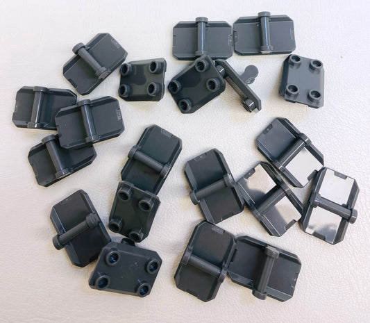 LEGO Shield / Rocker Plate 2x3 with Bar Handle Fun Pack Dark Bluish Grey