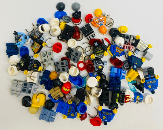 LEGO Minifigure Pieces Fun Pack Mixed Heads Torsos Legs Headgear
