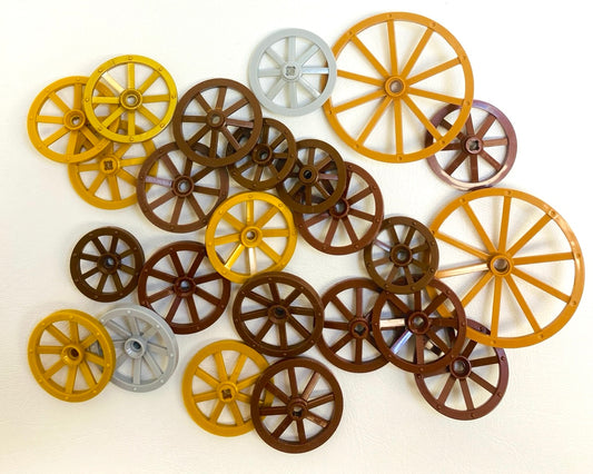 LEGO Cart / Carriage / Wagon Wheels Fun Pack Mixed Colours