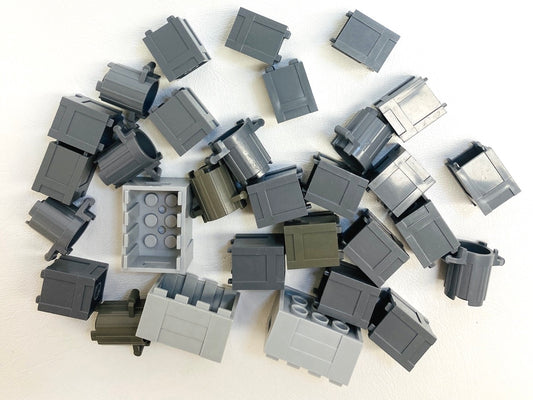LEGO Shades of Grey Cargo Container Fun Pack Barrels Bins and Crates