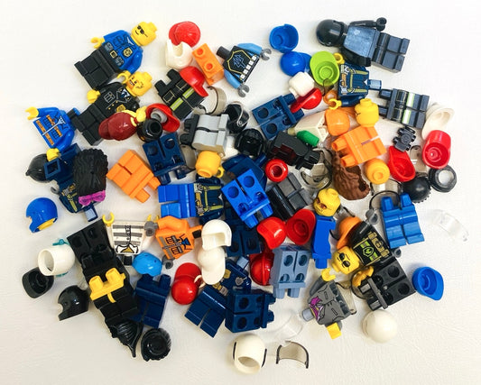 LEGO Minifigure Pieces Fun Pack Mixed Heads Torsos Legs Headgear