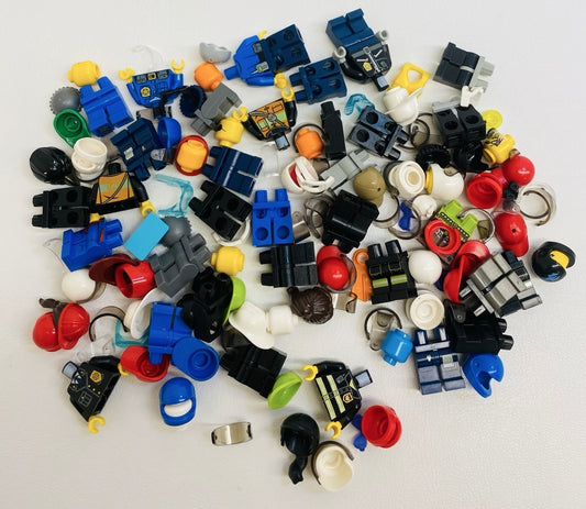 LEGO Minifigure Pieces Fun Pack Mixed Heads Torsos Legs Headgear