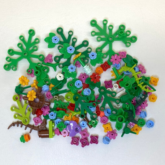 LEGO Plants Mixed Fun Pack Leaves Flowers Leaves Foliage