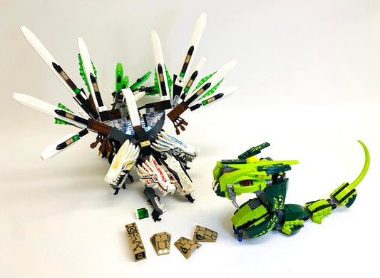 LEGO Ninjago Epic Dragon Battle Set #9450 As Pictured