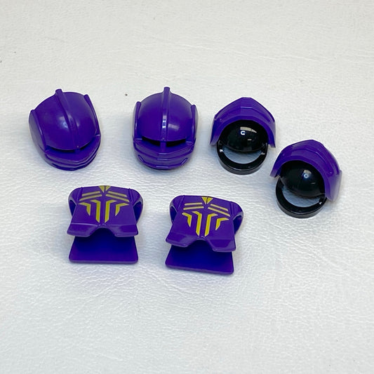 LEGO Castle Dark Purple Breastplate Armour and Helmet Visor Fun Pack